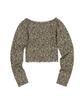 Seuweideu Pattern Crop Tee [Leopard]