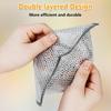 15PCS Multipurpose Wire Dishwashing Rag,Non Scratch Wire Dishcloth, Reble Steel Wool Scrubber,Non-Scratch&Quick-Drying&Odor-Resistant Multi-Purpose