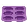 Flexible Silicone Silicone Soap Mold 6-Cavity Design Soap Mold Shell Cake Mold Set  DIY Baking