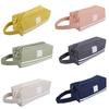 Cute Student Candy Color Big High Capacity Storage Bag Pen Bag Pencil Case Pen Case Double Layer
