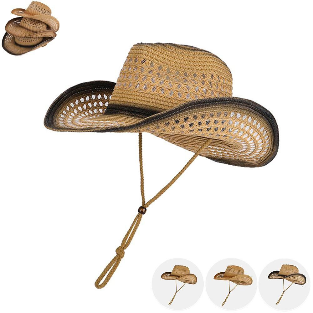 My Extreme Outdoor Activities Women's Coffee Bohemian Sunscreen Straw Hat Hollow Out Wide Brim Beach Hats Sun Hat Unisex