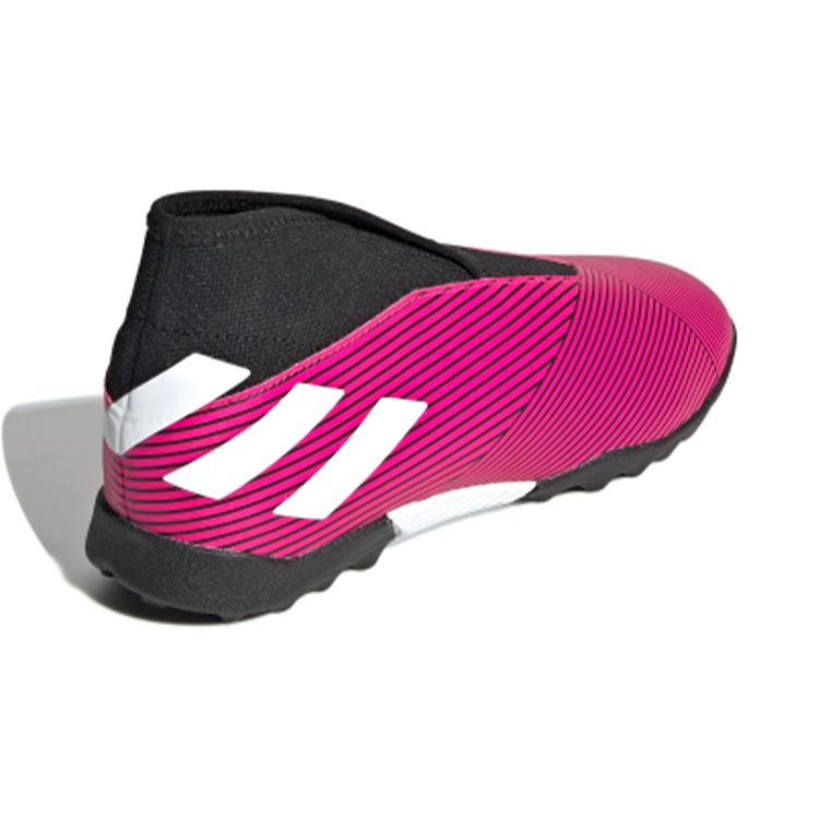 adidas Nemeziz 19.3 LL TF J Breathable And Slip Resistant Mid Top Kids' Soccer Shoes Bright Pink Kids' EF8849