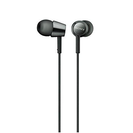 Sony Wired Earphones MDR-EX155 Canal Type Black B