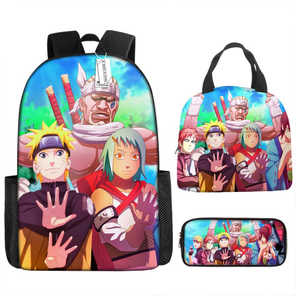 Elementary school students Naruto backpack 34th 5th 6th grade children's large-capacity backpack anti-splashing water
