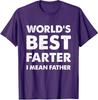 Father's Day Retro Dad World's Best Farter I Mean Unisex T-Shirt