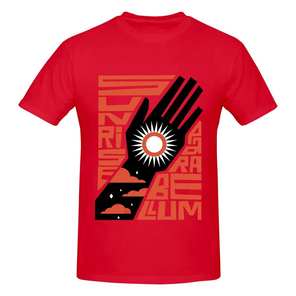Sunrise Parabellum Delicate Tshirt Retro Vibe Commuting Essential Tshirt