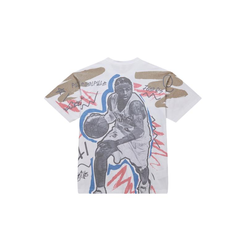 Mitchell Ness T-Shirts Unisex Crew Neck Moderate FC9197