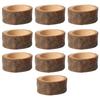 5pcs Classic Candlestick Container For Party Home Wedding Decoration Wooden Creative Festival Holder Ornament