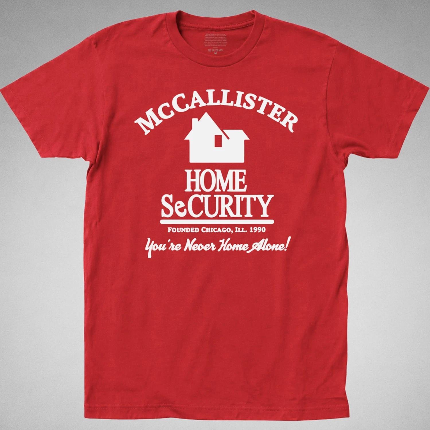 Home Alone McCallister Security T Shirt funny retro 90s christmas kevin funny XS