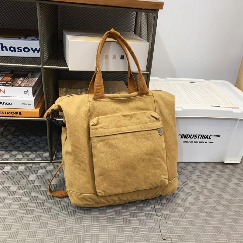 

Простой школьный рюкзак женский для старшеклассниц и студенток колледжа, рюкзак большой вместимости, популярный оригинальный стиль, дорожный рюкзак коричневый