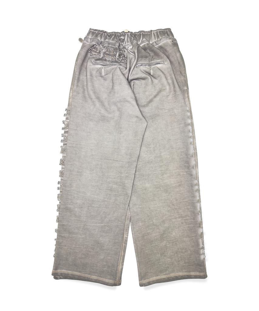 Hadeukoeoleobeo Raw Heavy-Fleece Pants Gray
