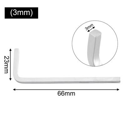 1Pc L-Shape Square Head Wrench Square Key 4 Point Wrench Screwdriver Set  For Security Self Tapping Screw Drive 3-10mm