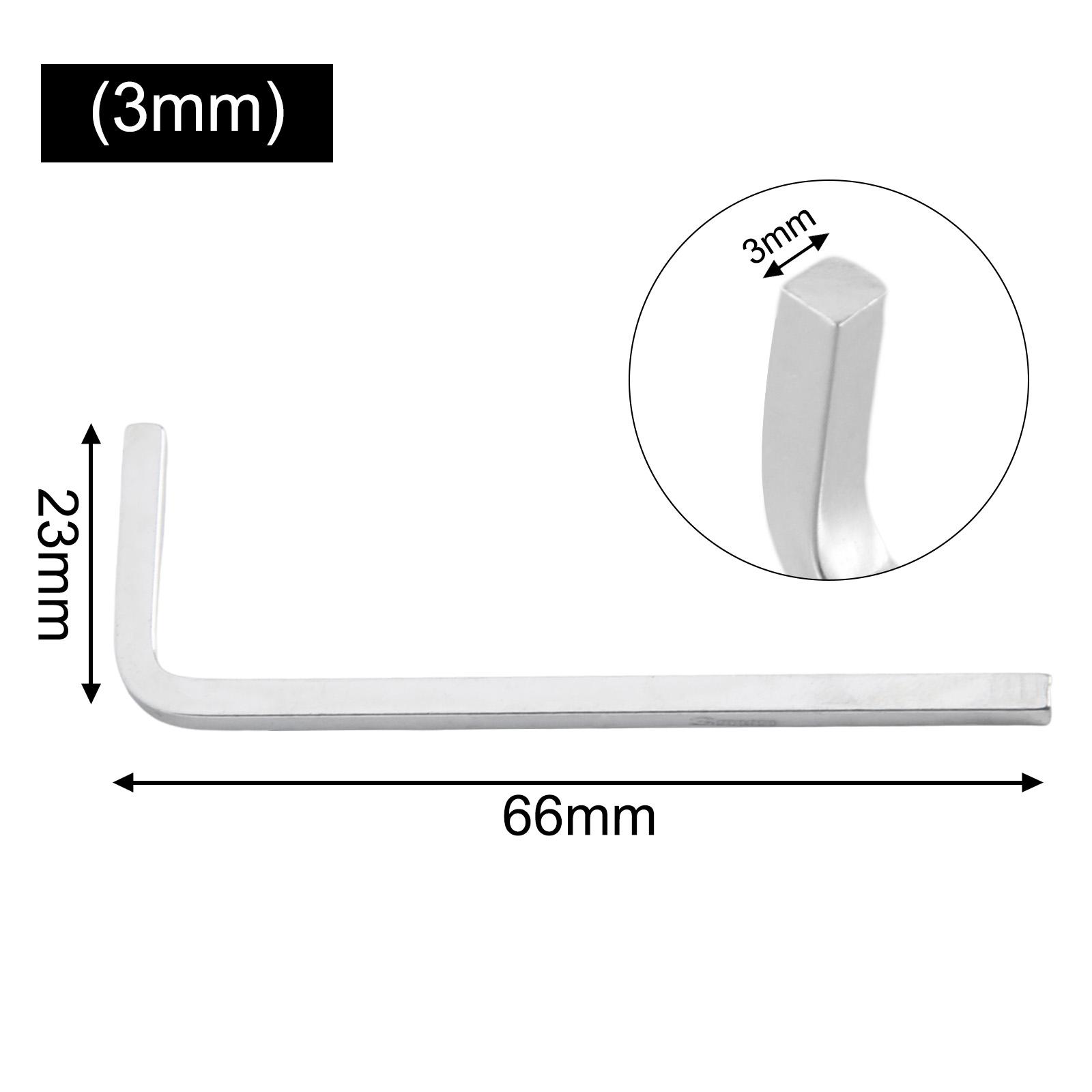

1Pc L-Shape Square Head Wrench Square Key 4 Point Wrench Screwdriver Set For Security Self Tapping Screw Drive 3-10mm