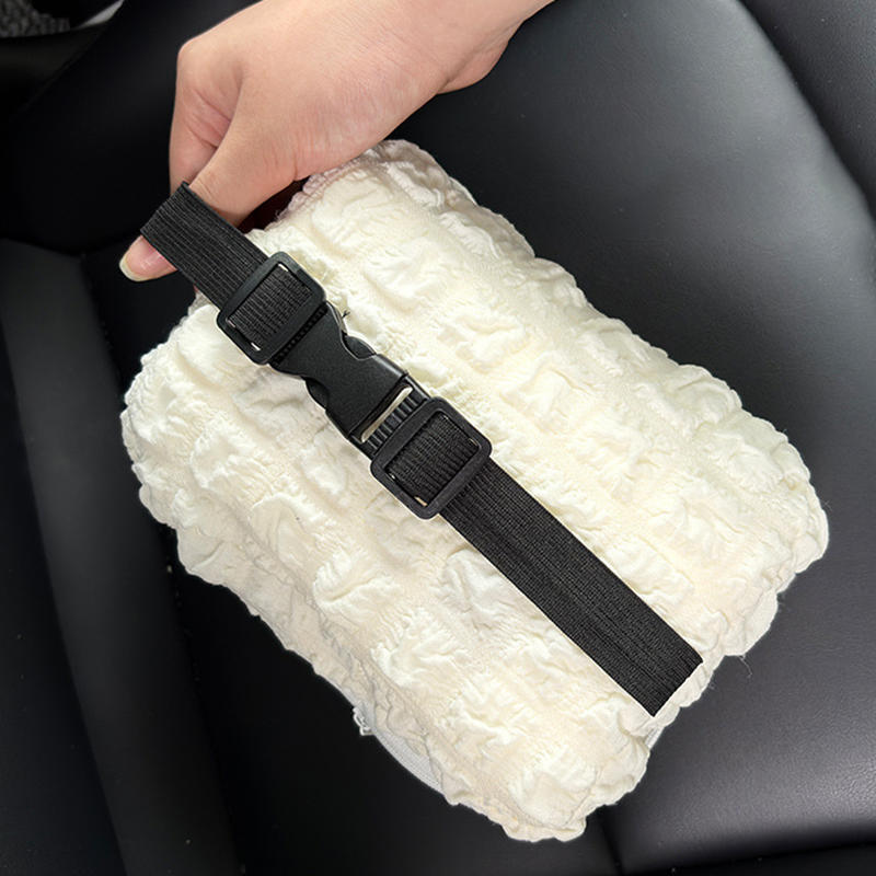 Soft Car Tulip Tissue Box Holder Universal Auto Seat Back Organizer Stylish Cute Interior Accessories For Cars With Multiple Placement Options