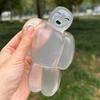 TPR Jelly Squeeze Toy Transparent Water Sense Toy Kawaii Squishy Robot Toy Gift Giving