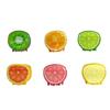 Slip proof Hair Clips Acrylic  Half Up Hair Accessories With Fruit Theme For Sports Travel Daily Use