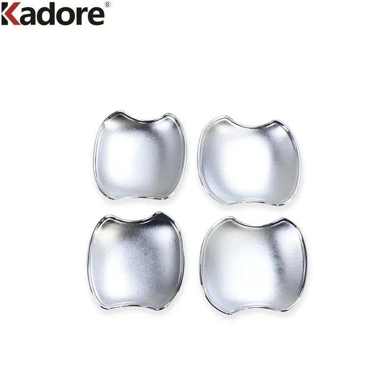 Side Door Handle Bowl Cover Trim For Toyota Yaris Cross Hybrid     Chrome Car Exterior Handles Cup Accessories