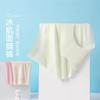 Ice silk seamless underwear summer thin mulberry silk crotch antibacterial mid-waist cool and breathable triangular ice muscle mask pants