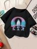 Silly Trolls Short Sleeve Kids T Shirt Summer Cute Cartoon Crewneck Boys Girls 3-14 Years