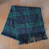 Used Polo Ralph Lauren Cashmere Scarf, Check Pattern, England