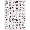 30 Pcs Tattoo Stickers Self-adhesive Great Stickiness Rich Patterns Waterproof Disposable Unisex Temporary Tattoo Arm Legs Shoulder Back Body