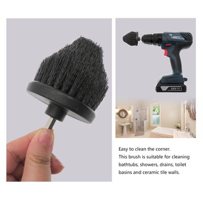 UniversalCone Elektrische Bohrer Reinigung Pinsel Hex Rad Schrubber Bürsten Verlängerung Stange Auto Waschen Konische Detail Reinigung