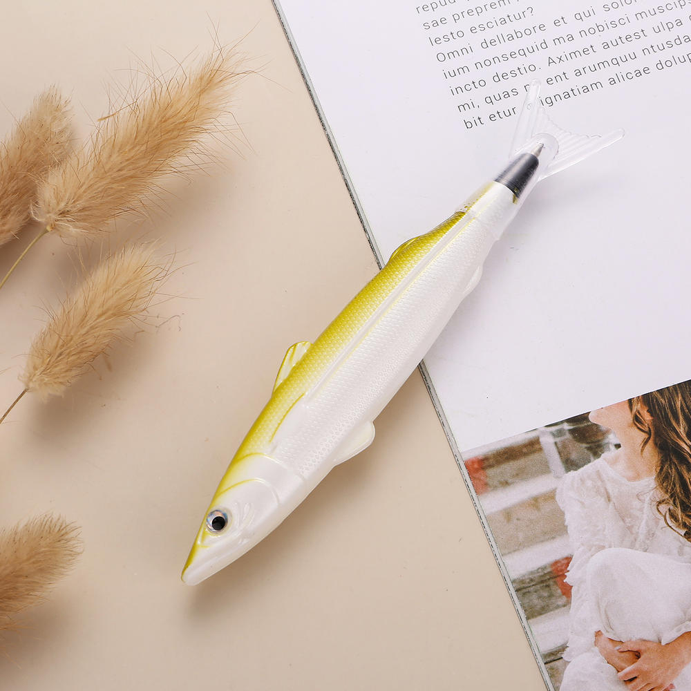 

1pcs Novelty 0.5mm Gel Pen Cute Ocean Fish Ballpoint Pen For Writing Creative Office Gift School Supplies Stationery Kawaii Pens золотистый
