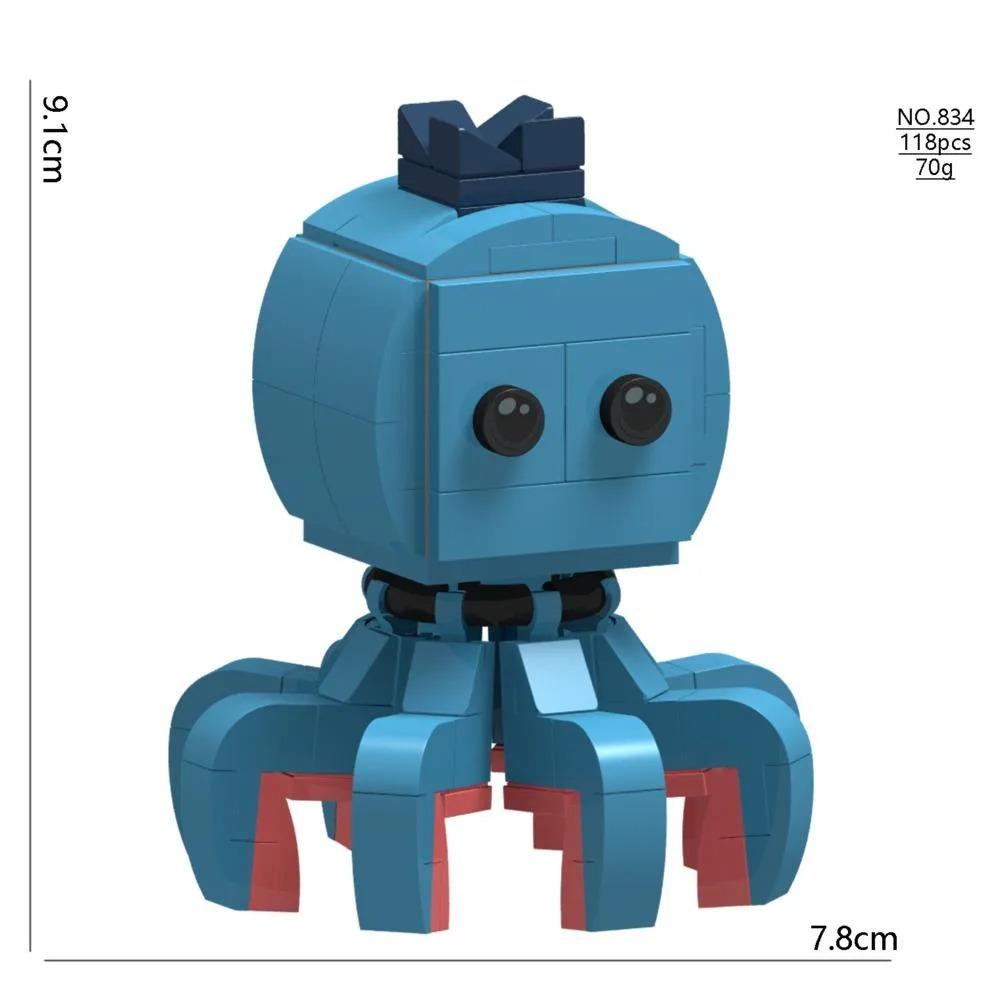 

2025 Новые Бред Кирпичики Тунг Тунг Сахур Италия Тралалеро Тралала Строительные блоки Смешные Сборные Игрушки для Детских Подарков на День Рождения