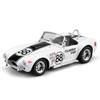 Modellino Auto Shelby Cobra 427 S/C Modificata Scala 1/24 in Lega Metallica Diecast con Suono e Luci per Collezionismo