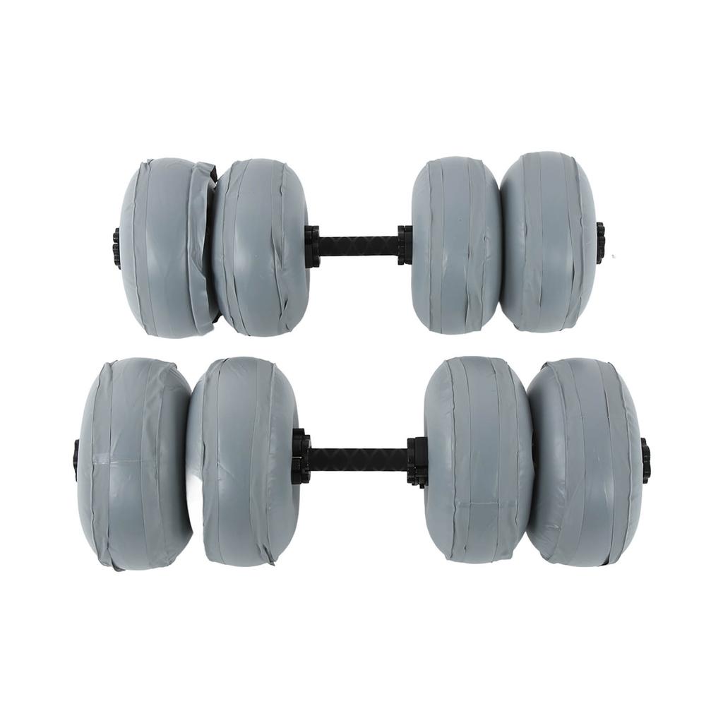30kg Adjustable Travel Water Filled Dumbbells for Men Women Arm Muscle Training Home FitnessGray