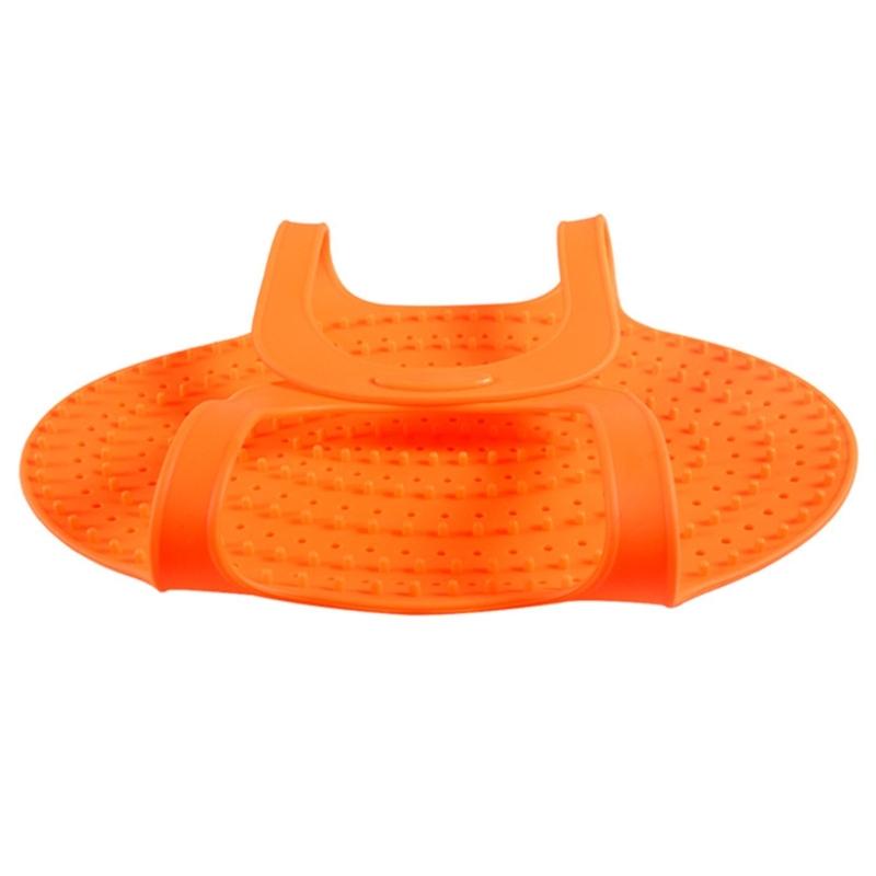 Food Grade Silicone Turkey Lift Pad with Locking Handle Heat Resistant Multipurpose Kitchen Cooking Utensil Tool