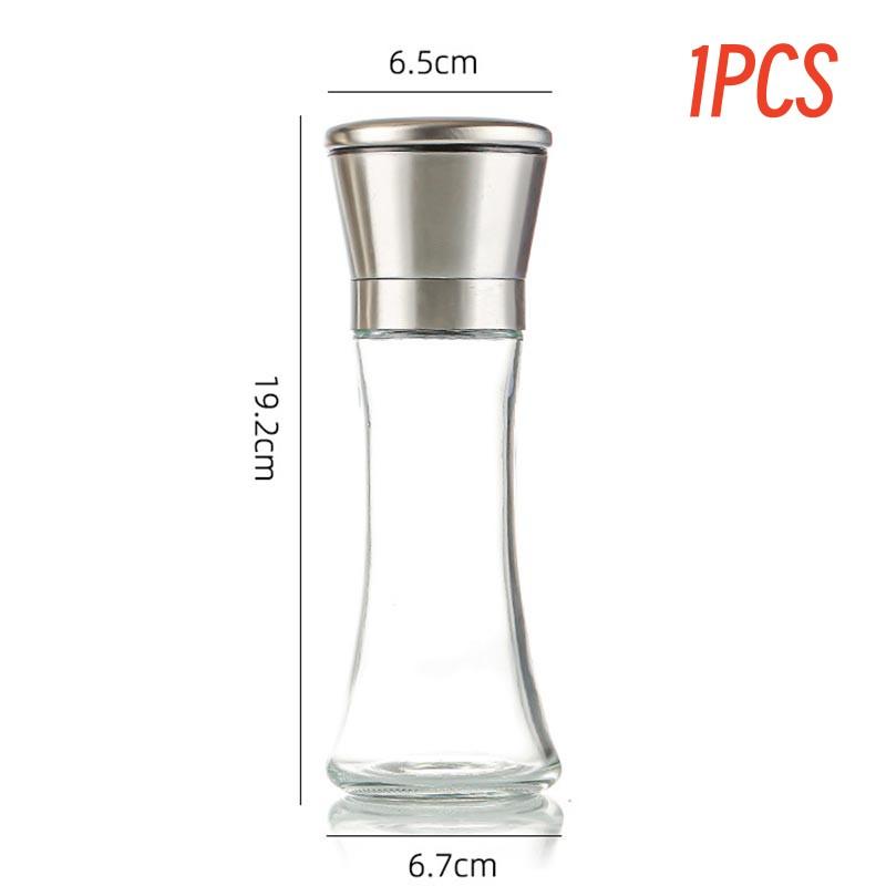 

Мельница для соли и перца из нержавеющей стали 304, со стальной рамой, шейкеры для специй, ручная мельница, бутылка для кухонных приправ, шлифовальный инструмент