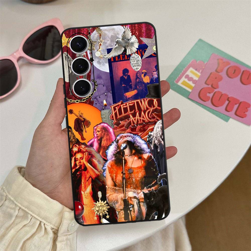 Classic Rock Band F-Fleetwood M-Mac Phone Case For Samsung S 24 Fe 25 Ultra Plus 20 Lite 21 30 22 23 24 22 Ultra 5G Fundas