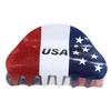 Yousheng Hair Claw Red White Blue Star Design Mini Hair Clip Independence Day Small Hair Clip Party Gatherings Patriotic Hair Accessory