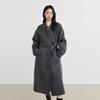 Elva' Island Women's Winter Long Wool Double-Faced Coat