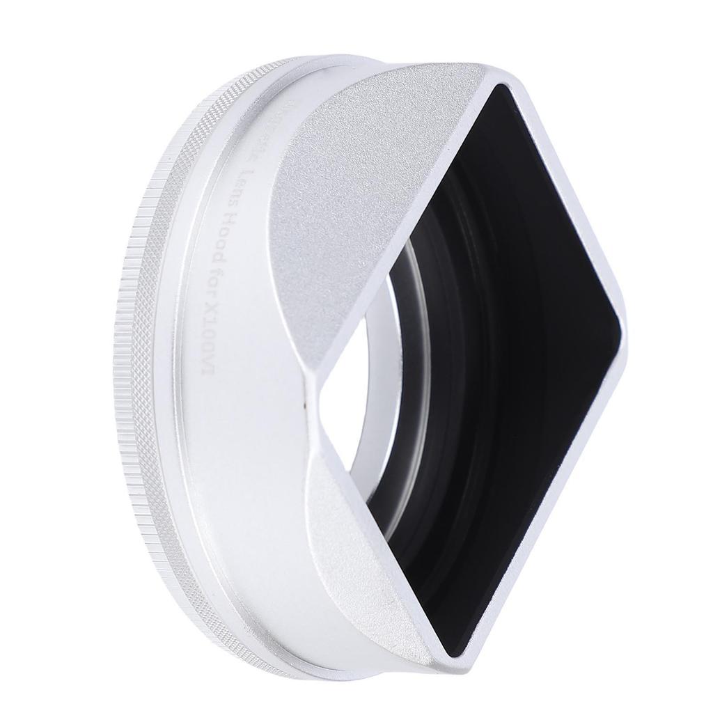   Metal Lens Hood Fit for Fuji X-E5  0VI Aluminium Alloy Retro Black Magnetic Camera Lens Shade