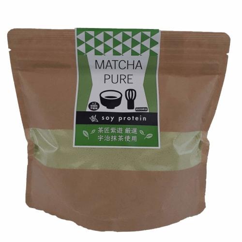 Pure Partner MATCHA PURE (Matcha Pure) Soy Protein, No Artificial Sweeteners, 500g Protein Powder, Made In Japan, Includes Manufacturer's Original Sha