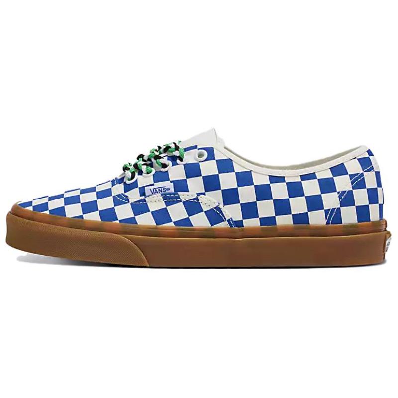

Vans Authentic Checkerboard Blue Gum Braided Laces Sneakers VN0009PVY6Z 40.5