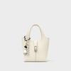 Genuine Leather Fashion Texture Handbag 2025 New Style Fashionable Handheld Bag With Cotton Rope Handle And Cowhide Tassel Decoration