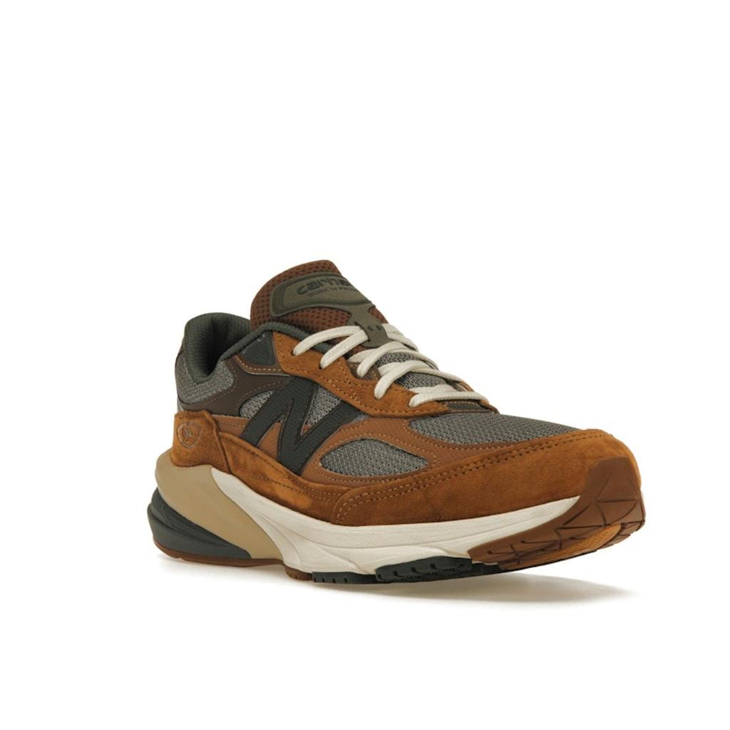 New Balance Carhartt WIP X 990v6 Made In USA Sculpture Center Unisex Sneakers Brown Workwear Sea-Salt M990CH6