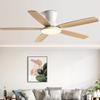 Modern Home 48 Inch Ceiling Fan Light Strong Wind DC Remote Control Ceiling Fan Home Atmosphere Silent Decorative Fan