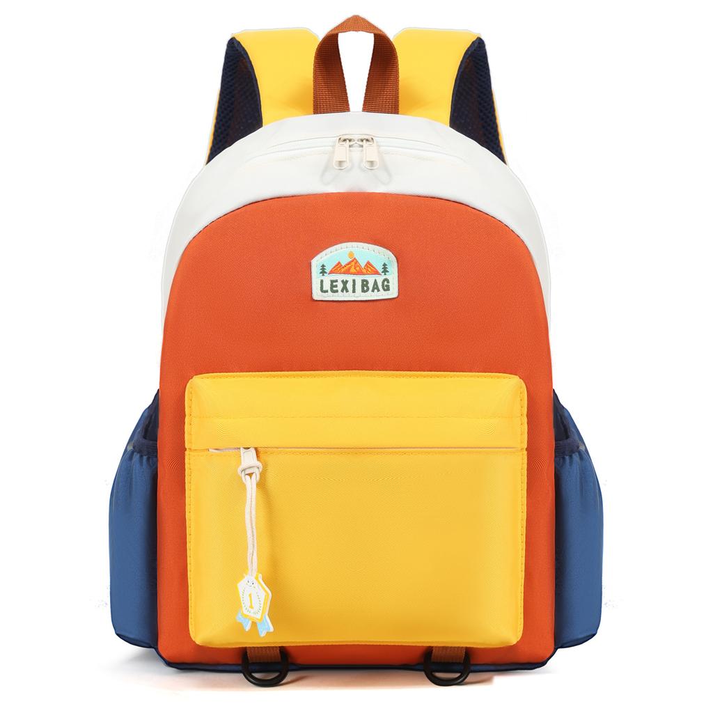 Schulranzen neue Kontrastfarbe Kinderrucksack süßer Kindergarten-Schulranzen Jungen und Mädchen Freizeit leichter Reiserucksack