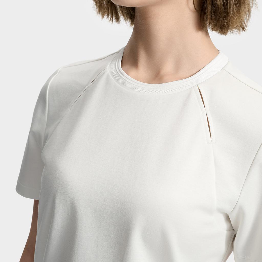 Fila Emerald Trendy Minimalist Comfortable Breathable Short Sleeve T-Shirt Women Tops F11W534106FWT