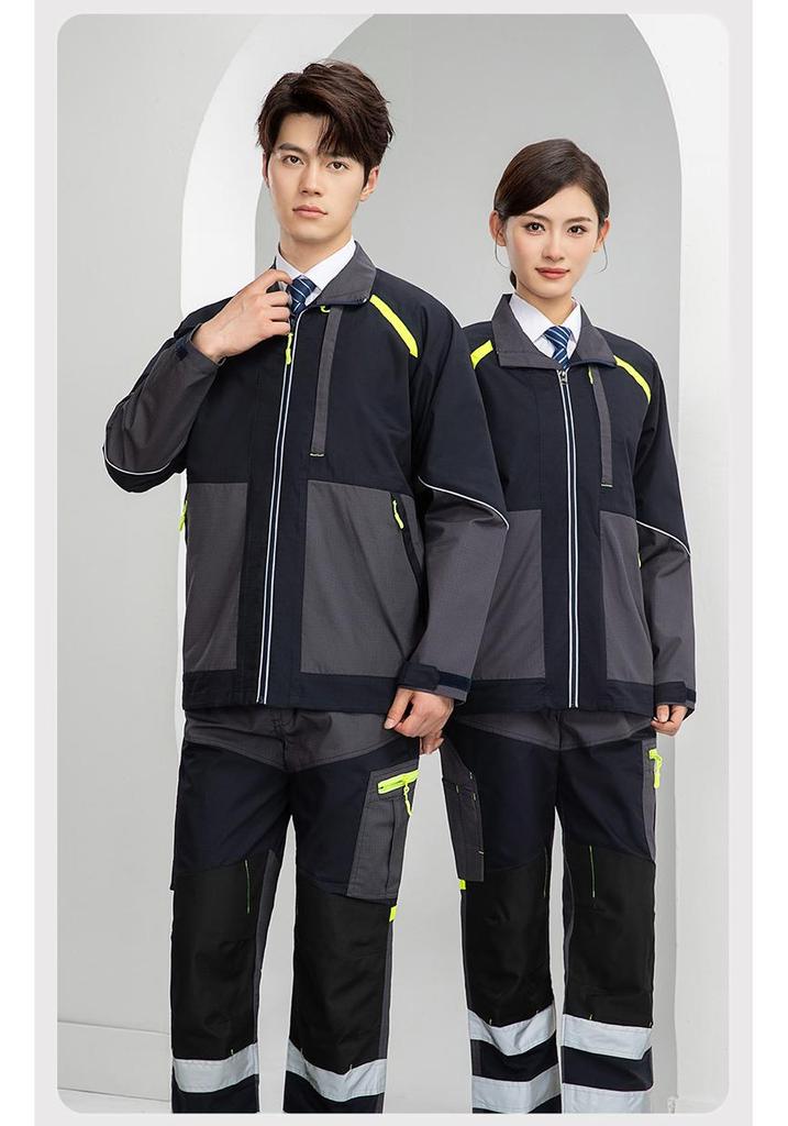 Tear-Resistant Multi-Pocket Work Pants for Spring and Autumn