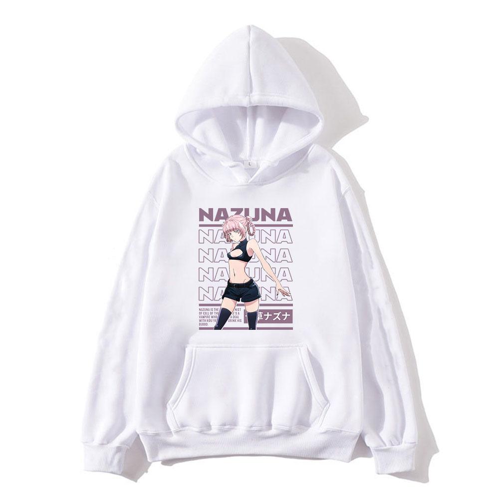 Anime Hoodies Call of The Night Yofukashi No Uta Print Unisex Women Fashion Oversized Sweatshirts Hoodie Harajuku Pullover Clothing