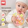 Manhattan Silicone Teething Ball Toy for Babies 0-1 Year - Early Education Puzzle for 3-6 Month Teether