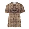 New Design Pharaoh Anubis T-Shirt For Men 3D Printed Ancient Horus Egyptian