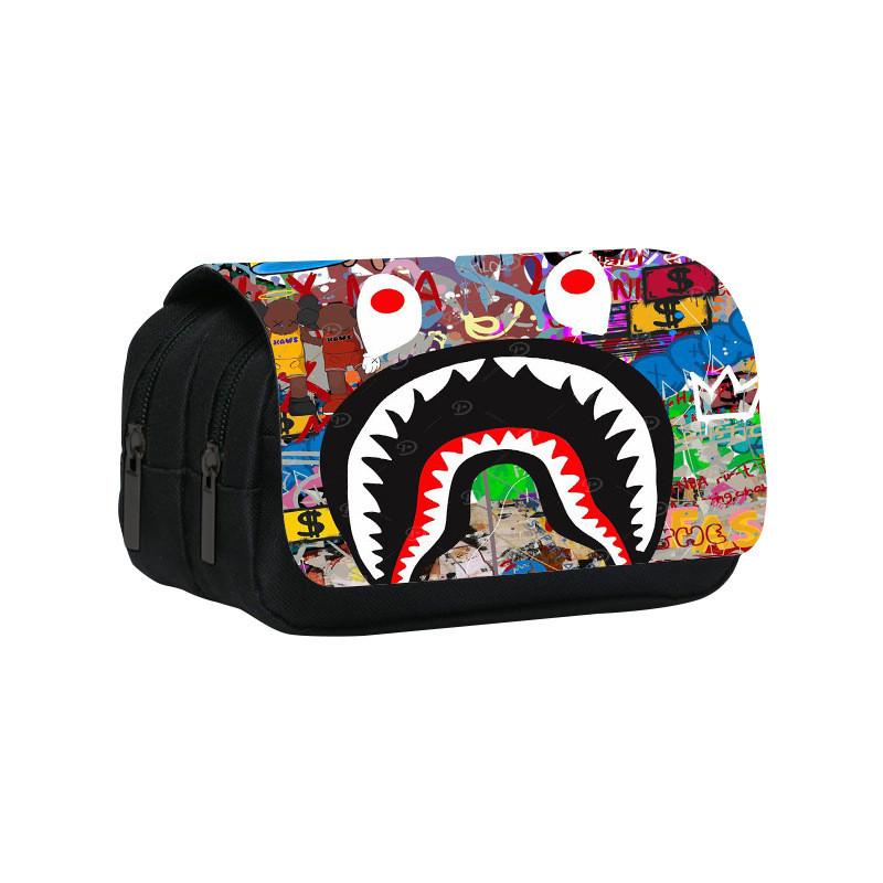 Sprayground Printed Student Single Double Lightweight Stationery Storage Bag For School And Home