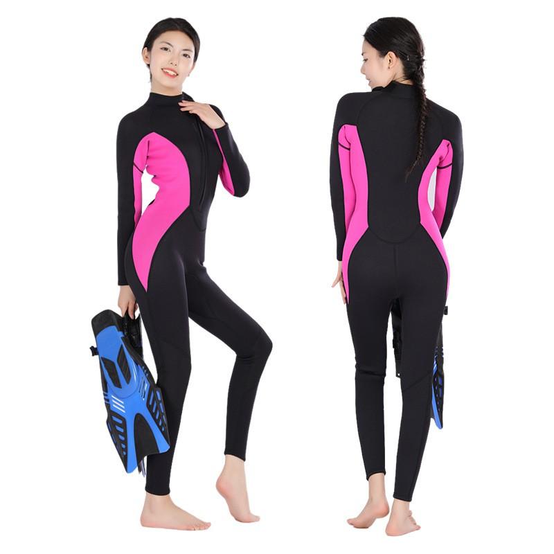 Womens Full Wetsuit With Front Zipper