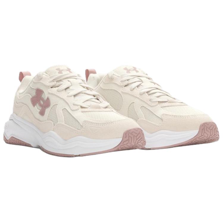 Under Armour ASPIRE Breathable And Lightweight Casual Shoes Unisex Beige Sneakers 6003966-279